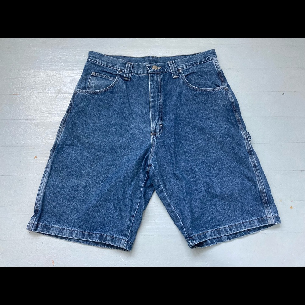 Wrangler denim carpenter style shorts size 32 mens